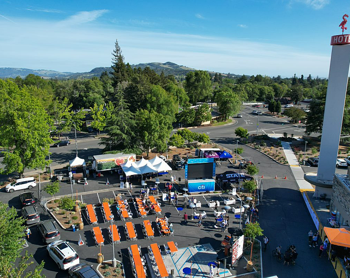 Chefs Cycle 2022 aerial